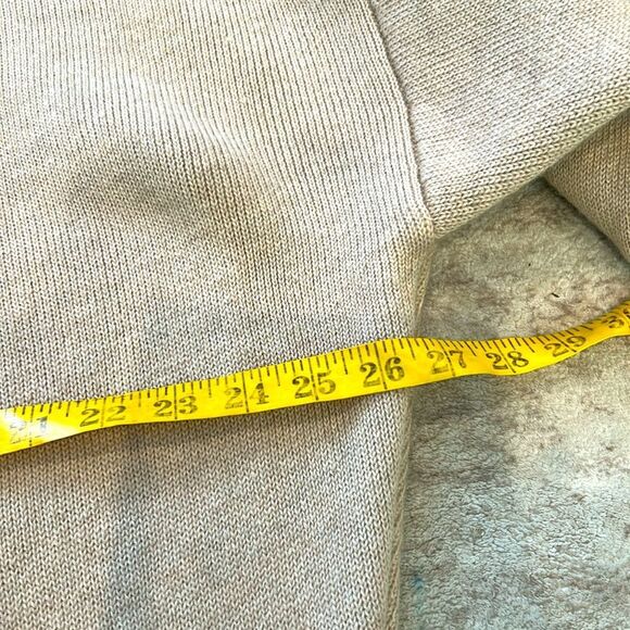 Trunk Project Beige Zip-Up Sweater oversized, medium - Picture 6 of 11